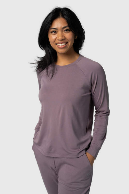 Women's The Ease Pullover- Lilac