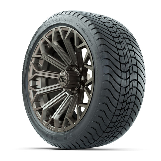 GTW Phantom Matte Bronze 16 in Wheels with 225/40-R16 Mamba Street Tires – Full Set