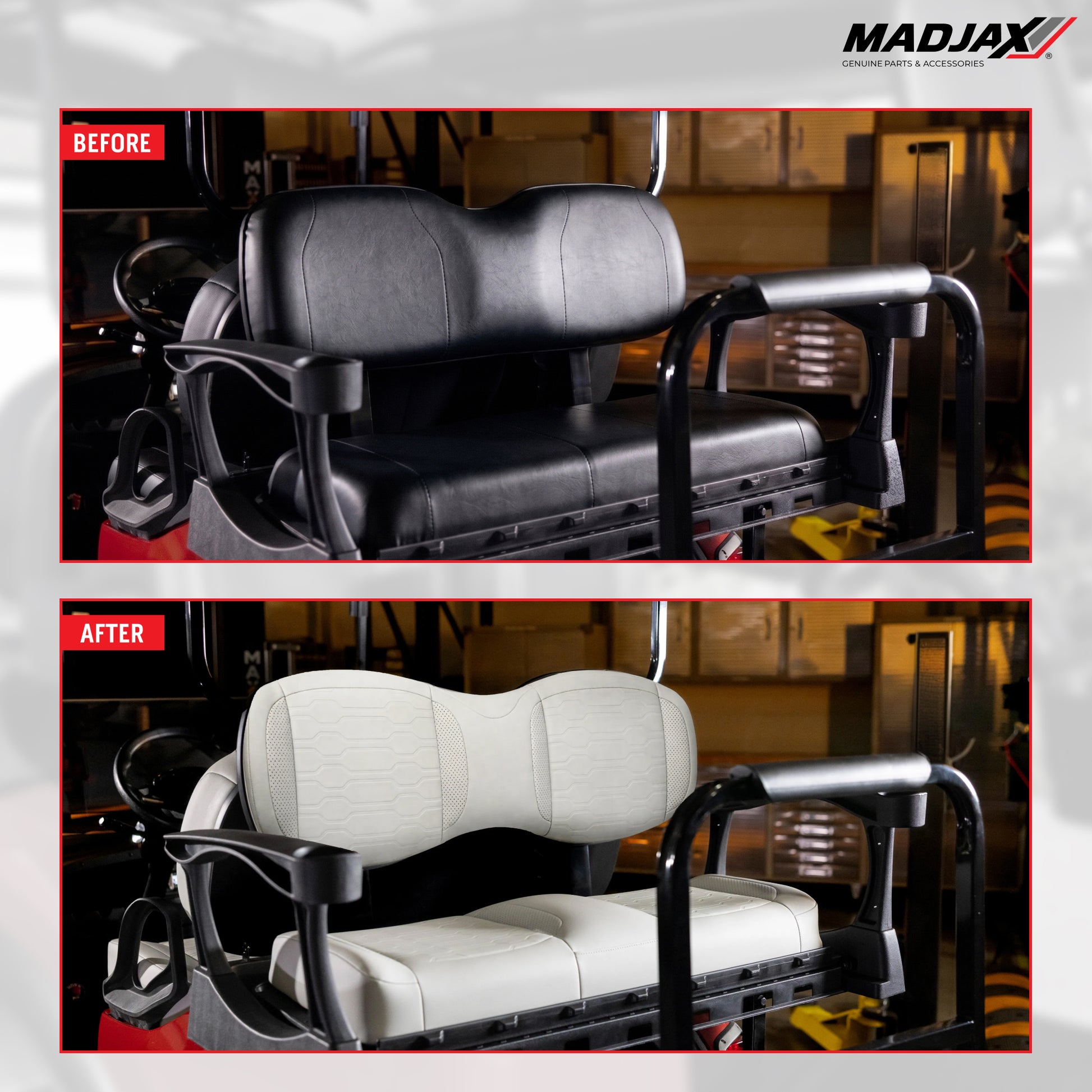 MadJax® Genesis 250/300 Caramel Brown Aspen Rear Seat Cushions