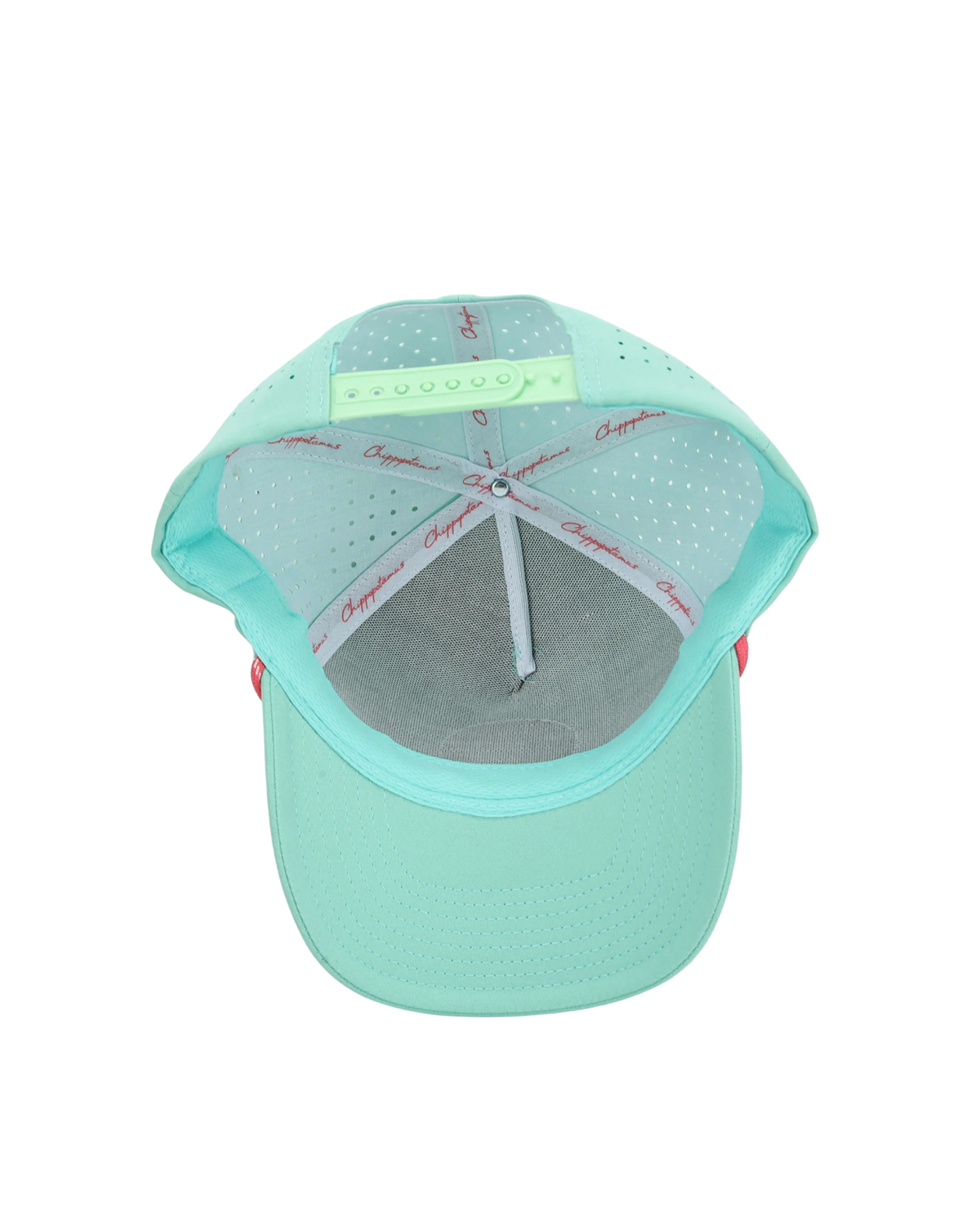 Mint Green Rope Hat - Chippopotamus Pink