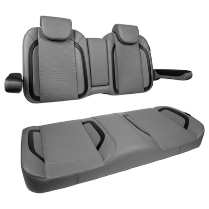 MadJax® EZGO RXV/L4/S4/Valor Smoke Commander Front Seat Cushions