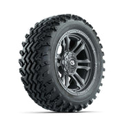 GTW® Shogun Gunmetal 14 in Wheels with 23X10.00-14 Rogue All-Terrain Tires – Full Set
