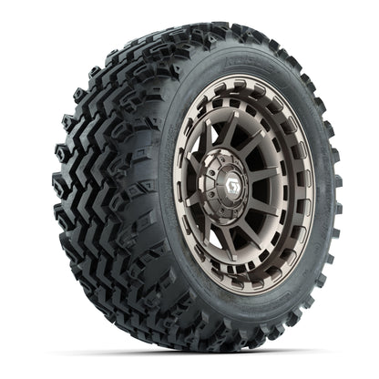 GTW® Barricade Bronze 14 in Wheels with 23X10-14 Rogue All-Terrain Tires – Full Set