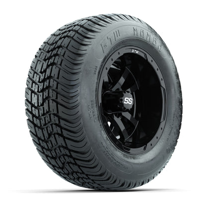 Set of (4) 10 in GTW Storm Trooper Wheels with 205/50-10 Mamba Street Tires