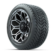 Set of (4) 14 in GTW Bravo Wheels with 225/30-14 Mamba Stree - 3/4 view