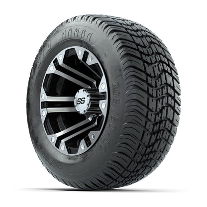 Set of (4) 10 in GTW Specter Wheels with 205/50-10 Mamba Street Tires