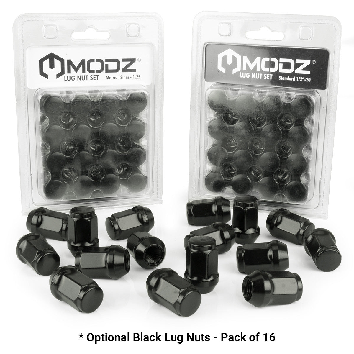 MODZ® 14" Gladiator Matte Black Wheels and Street Tires Combo (MODZ Street Fox Radial 205/40-14)