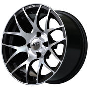 Pursuit 14 inch GTW golf cart wheel - Black / Silver