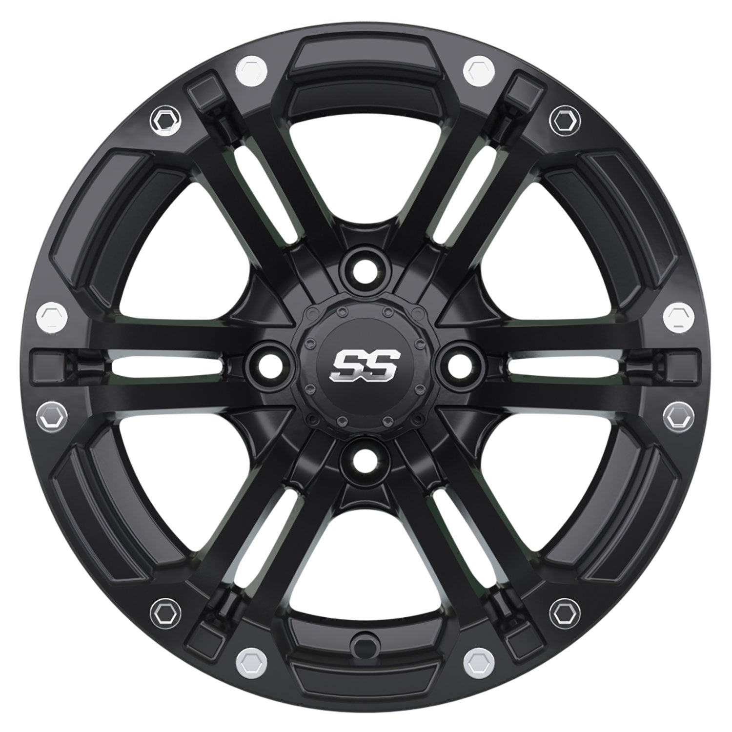Specter 12 inch GTW golf cart wheel - Matte Black