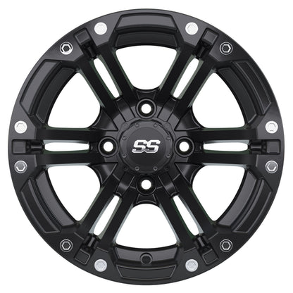 Specter 12 inch GTW golf cart wheel - Matte Black