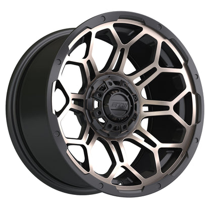 Bravo 14 inch GTW golf cart wheel - Matte Bronze