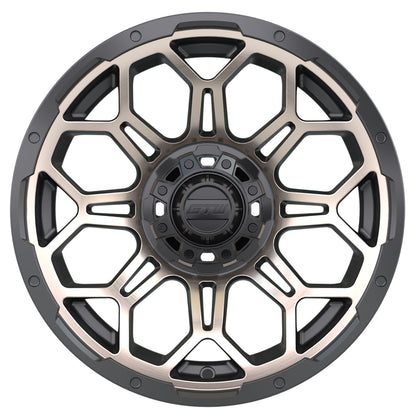 Bravo 14 inch GTW golf cart wheel - Matte Bronze