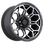 Bravo 14 inch GTW golf cart wheel - Matte Grey / Silver