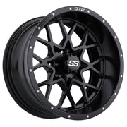 Vortex 14 inch GTW golf cart wheel - Matte Black