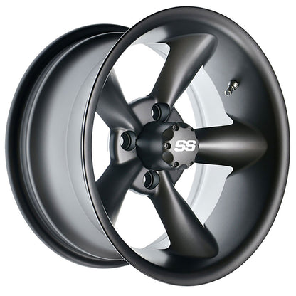 Godfather 12 inch GTW golf cart wheel - Matte Grey