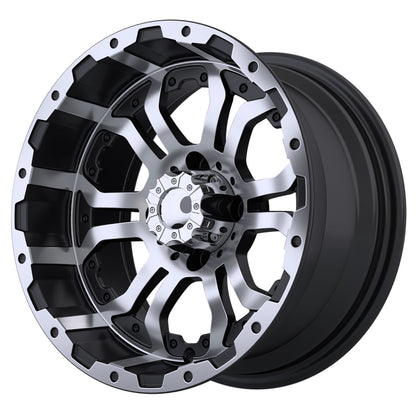 Omega 14 inch GTW golf cart wheel - Black