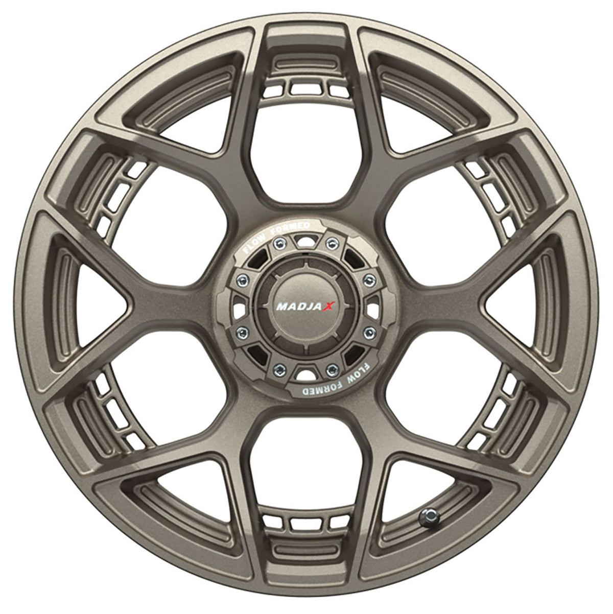 Evolution 15 inch MadJax Flow Form golf cart wheel - Matte Bronze