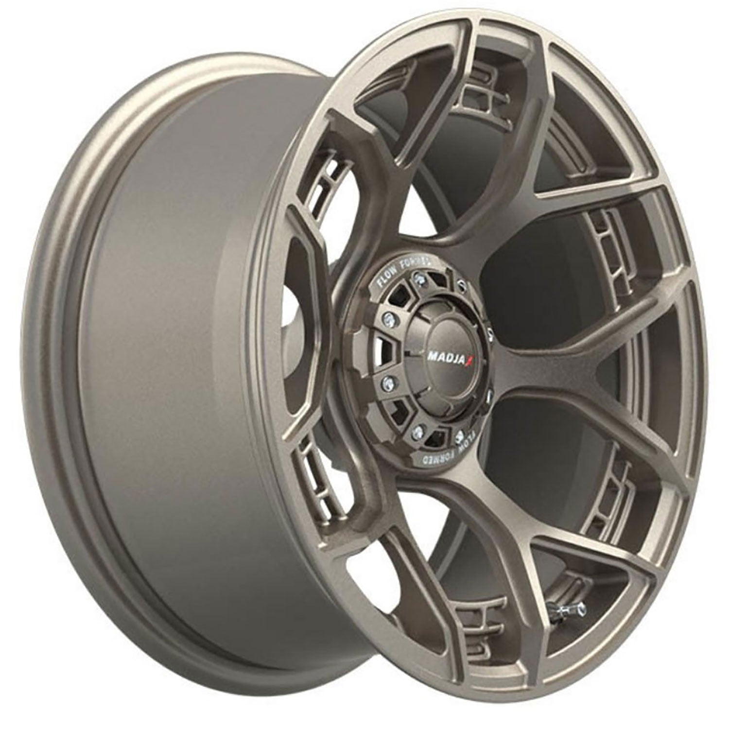 Evolution 15 inch MadJax Flow Form golf cart wheel - Matte Bronze