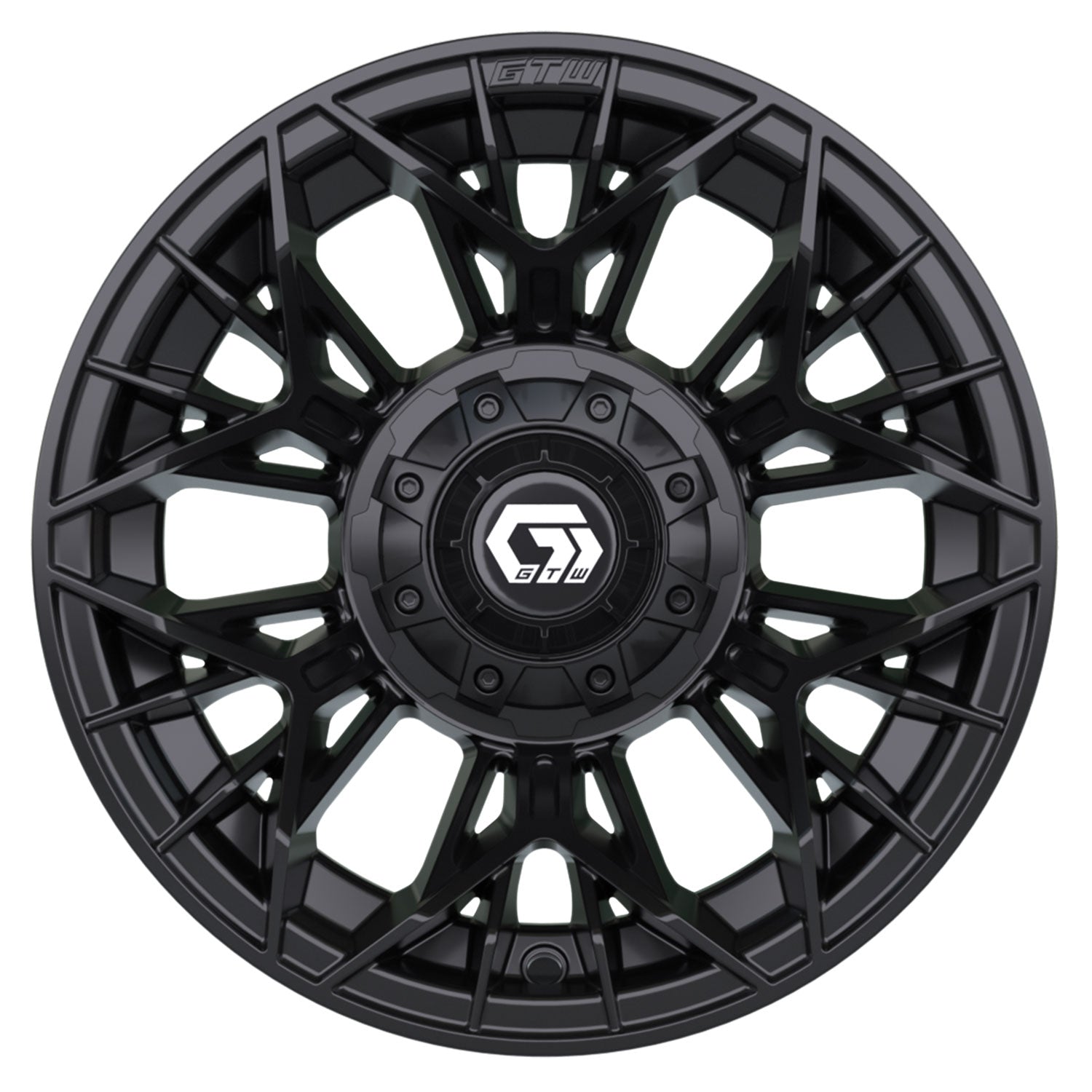 Stellar 12 inch GTW golf cart wheel - Matte Black