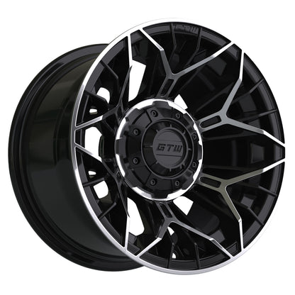 Stellar 12 inch GTW golf cart wheel - Black