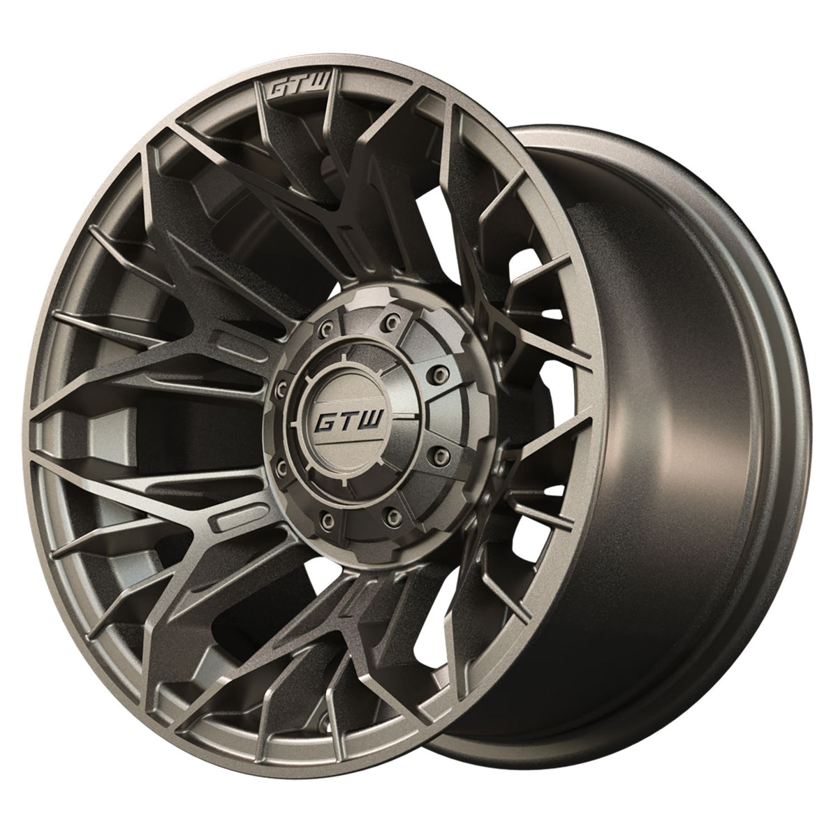 Stellar 12 inch GTW golf cart wheel - Matte Bronze
