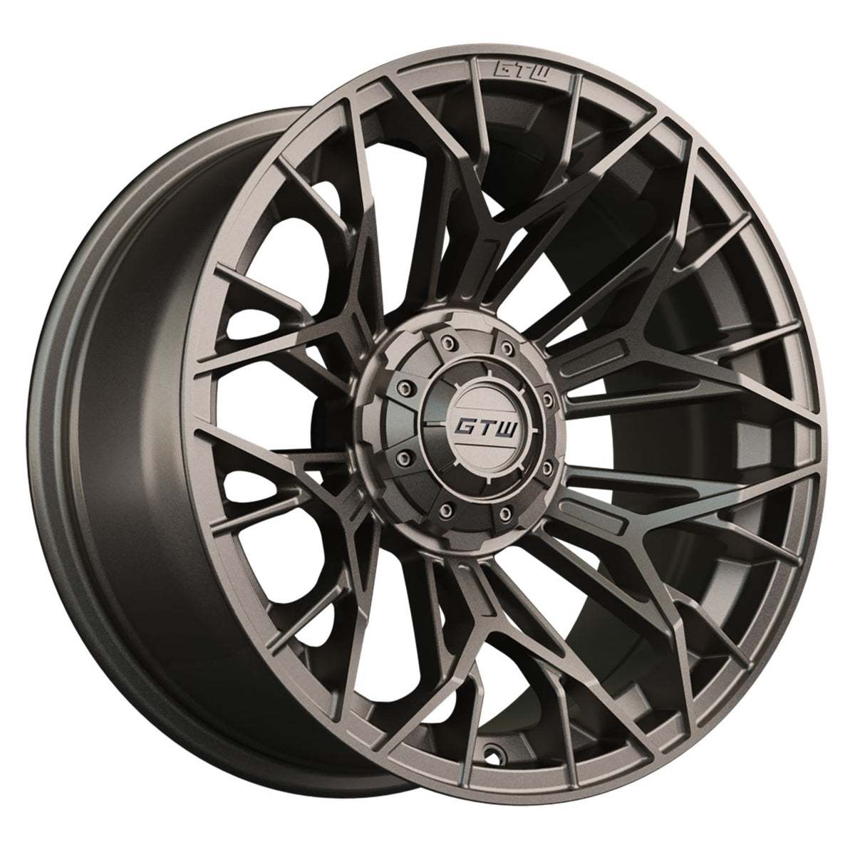 Stellar 15 inch GTW golf cart wheel - Matte Bronze