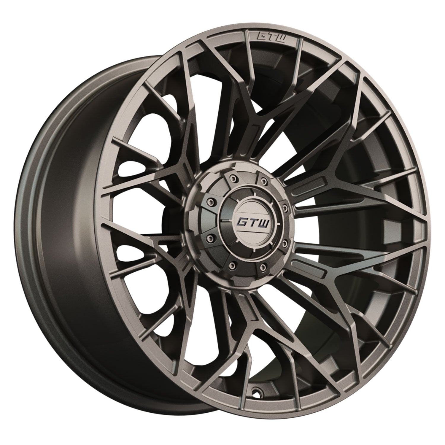 Stellar 15 inch GTW golf cart wheel - Matte Bronze