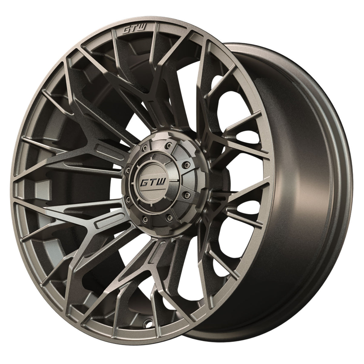 Stellar 15 inch GTW golf cart wheel - Matte Bronze
