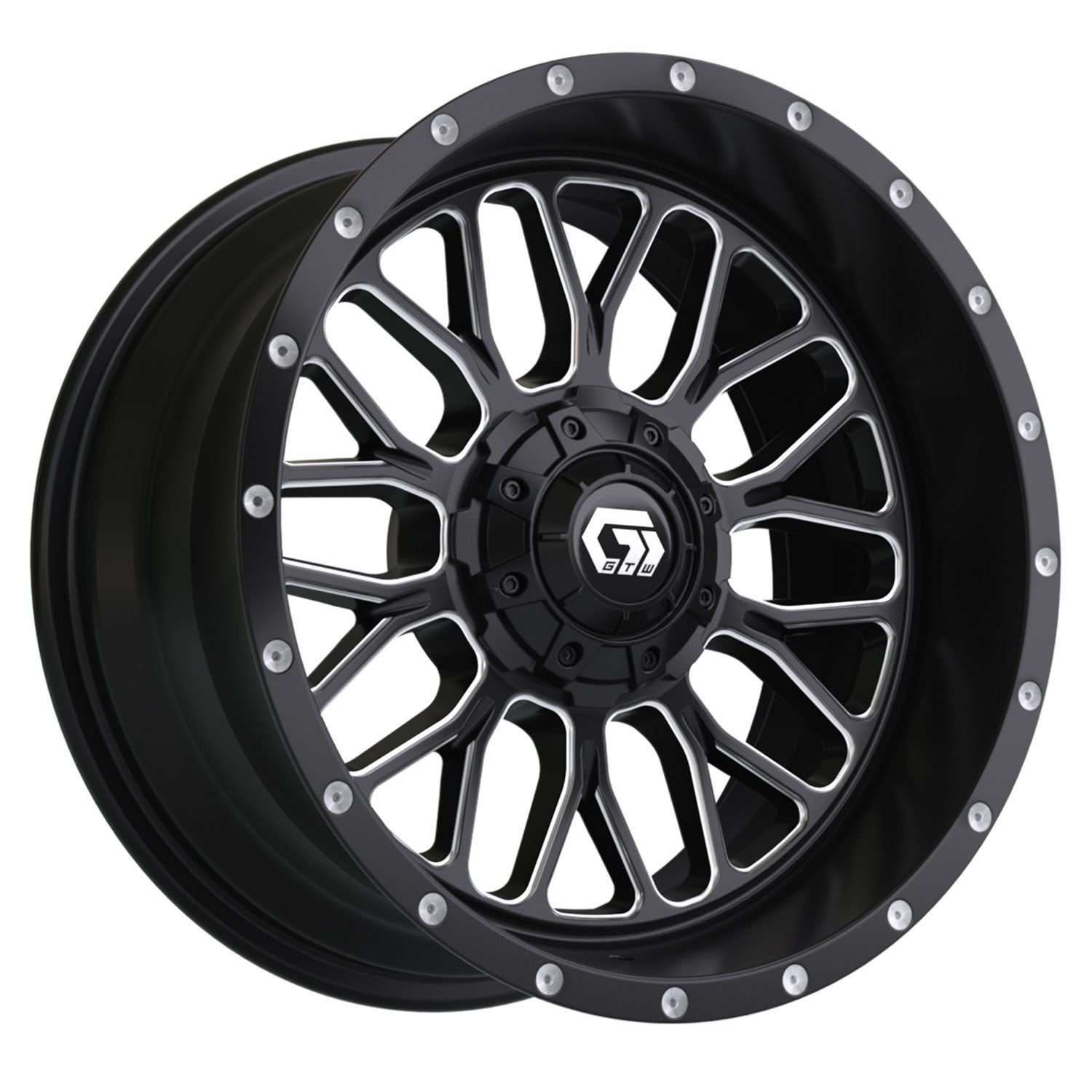 Helix 14 inch GTW golf cart wheel - Black