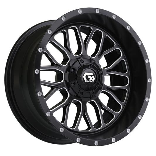 Helix 14 inch GTW golf cart wheel - Black
