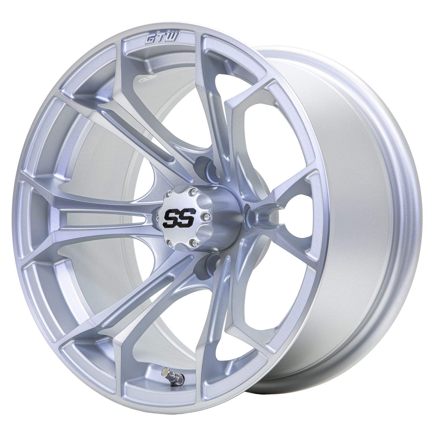 Spyder 14 inch GTW golf cart wheel - Matte Grey