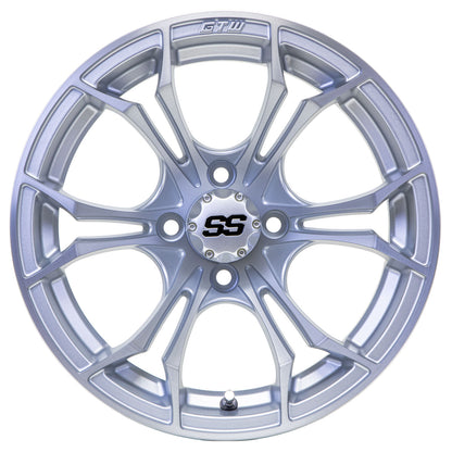 Spyder 14 inch GTW golf cart wheel - Matte Grey