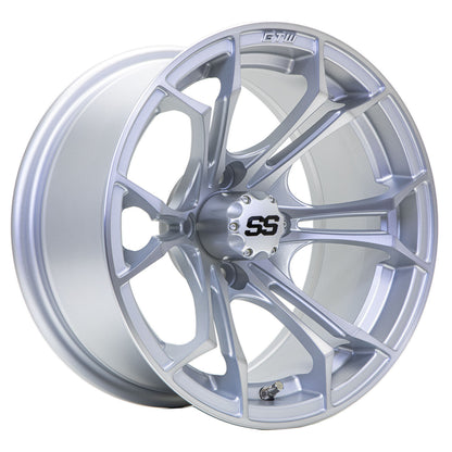 Spyder 14 inch GTW golf cart wheel - Matte Grey