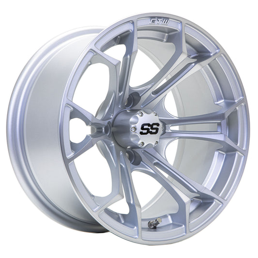 Spyder 14 inch GTW golf cart wheel - Matte Grey