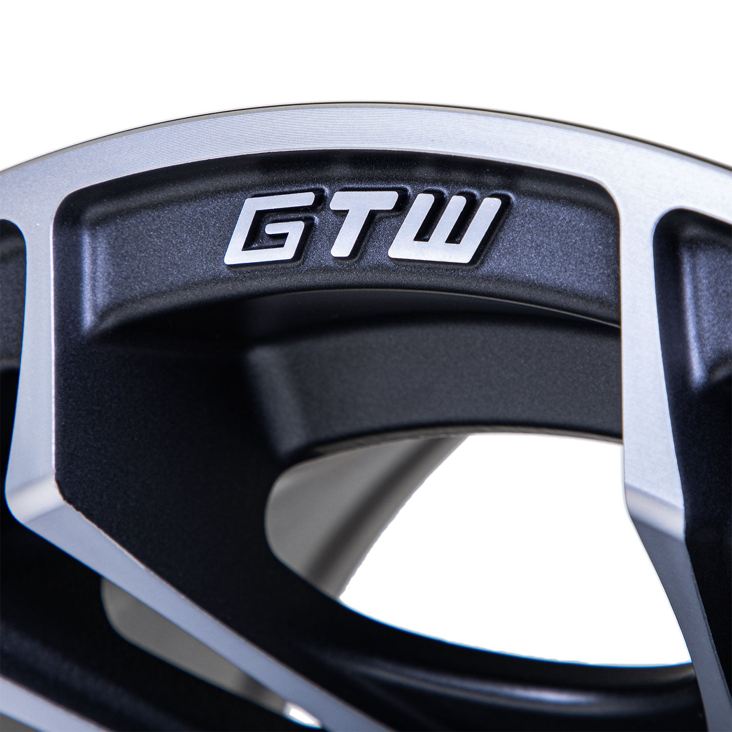 Spyder 10 inch GTW golf cart wheel - Matte Grey / Black
