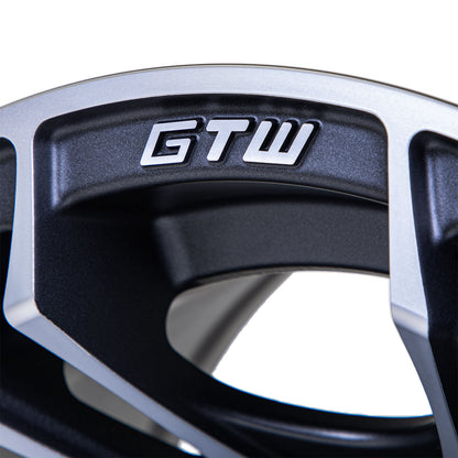 Spyder 10 inch GTW golf cart wheel - Matte Grey / Black