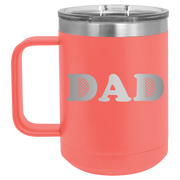Golf Dad 15 oz Mug | Coral