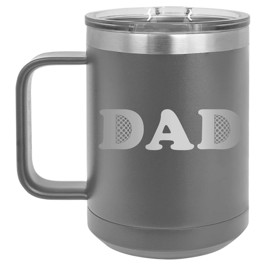 Golf Dad 15 oz Mug | Dark Gray