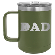 Golf Dad 15 oz Mug | Olive Green