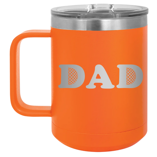 Golf Dad 15 oz Mug | Orange