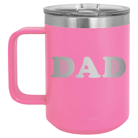 Golf Dad 15 oz Mug | Pink