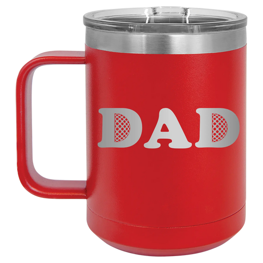 Golf Dad 15 oz Mug | Red