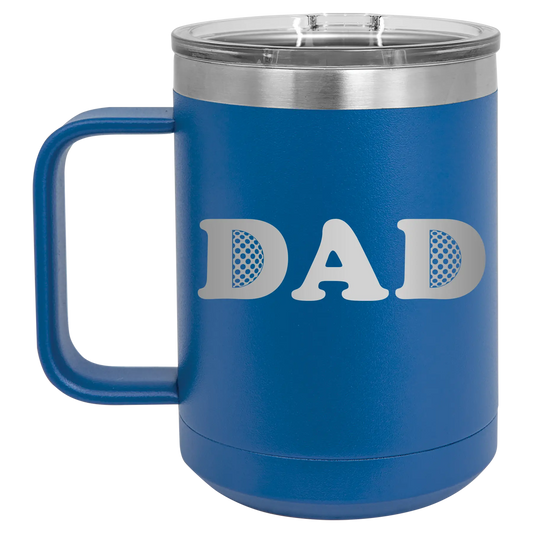 Golf Dad 15 oz Mug | Royal Blue