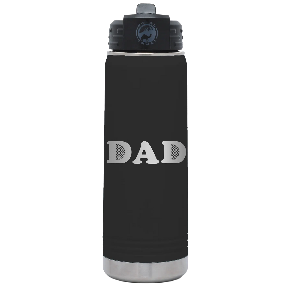 Golf Dad 20 oz Water Bottle | Black