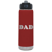 Golf Dad 20 oz Water Bottle | Maroon
