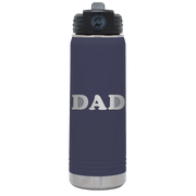 Golf Dad 20 oz Water Bottle | Navy