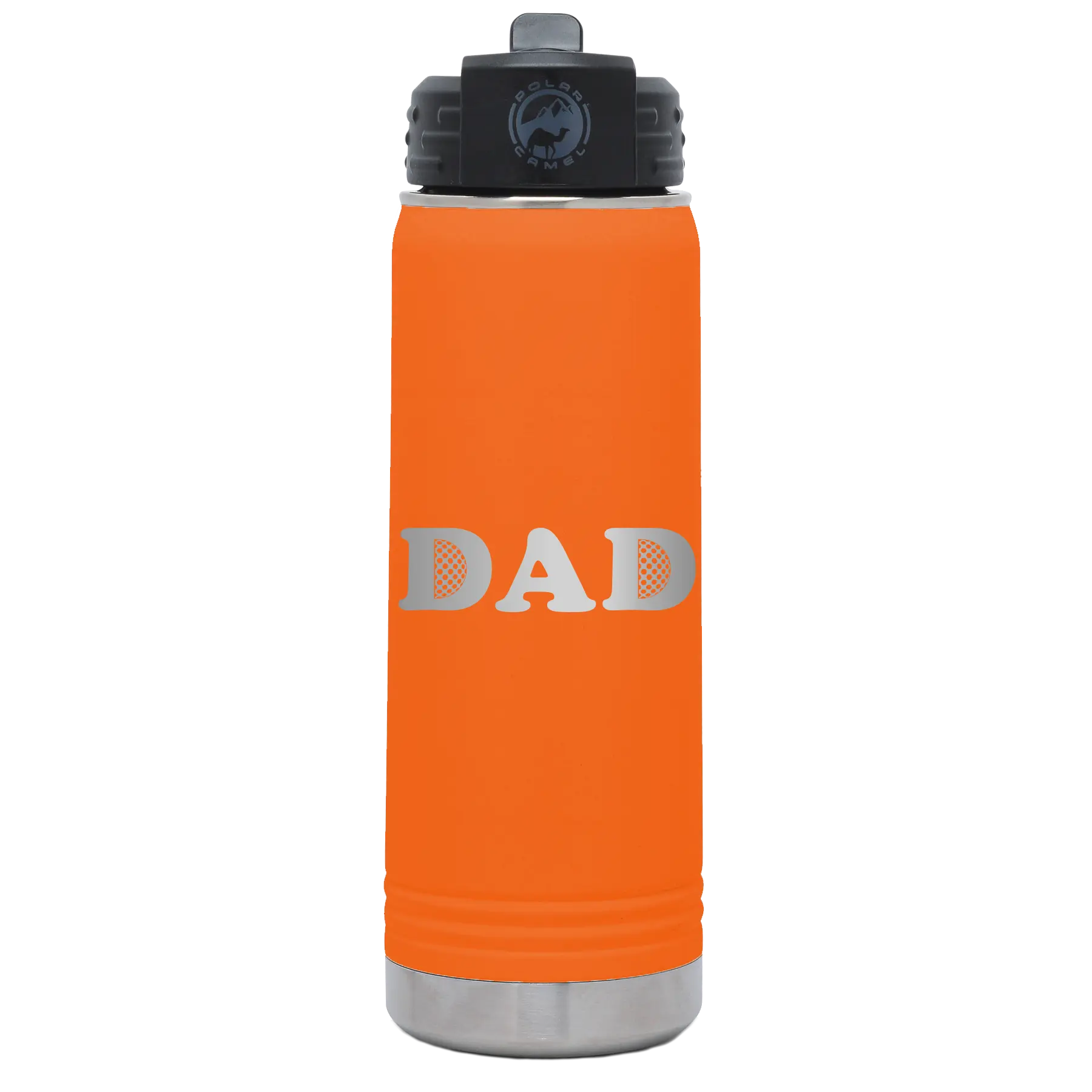 Golf Dad 20 oz Water Bottle | Orange