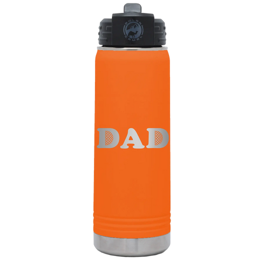 Golf Dad 20 oz Water Bottle | Orange