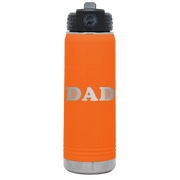 Golf Dad 20 oz Water Bottle | Orange
