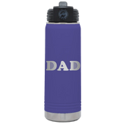 Golf Dad 20 oz Water Bottle | Purple